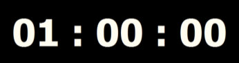 Timer main screen